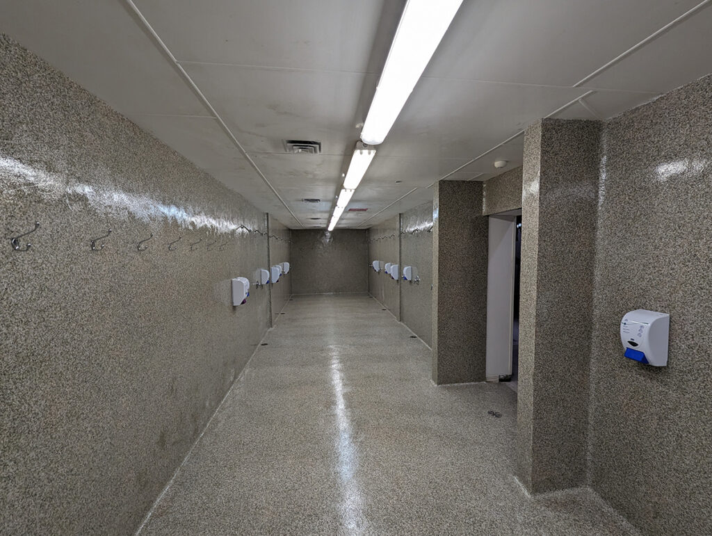 Public Restroom Epoxy Wall Coating